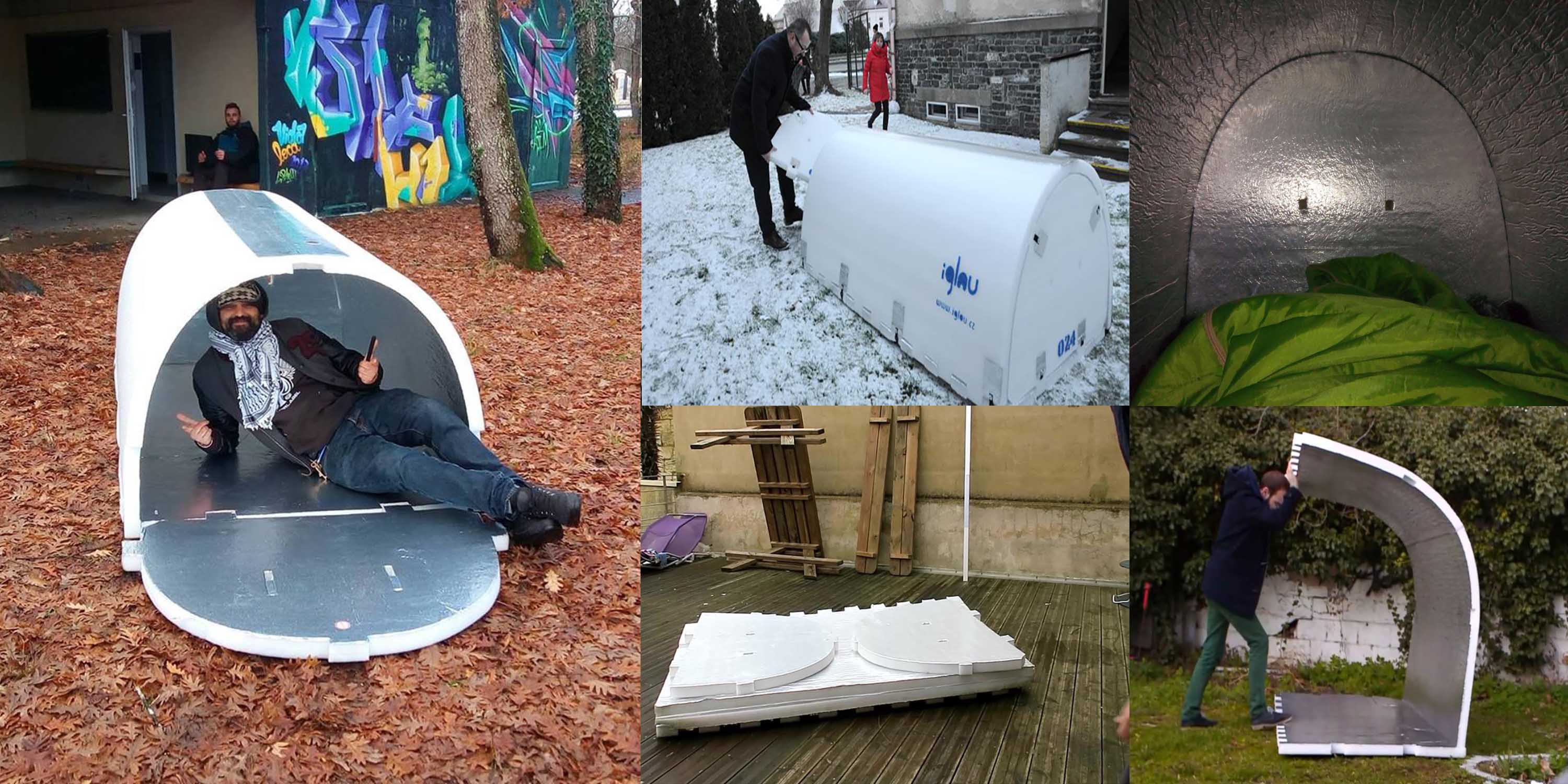 A French Engineer Invents Shelters For The Homeless That Retain Heat ...