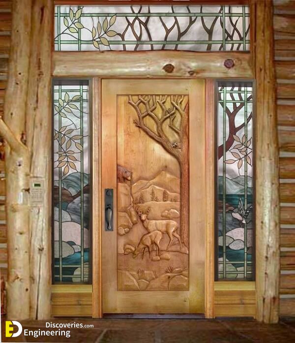 Unique 50 Modern And Classic Wooden Main Door Design Ideas