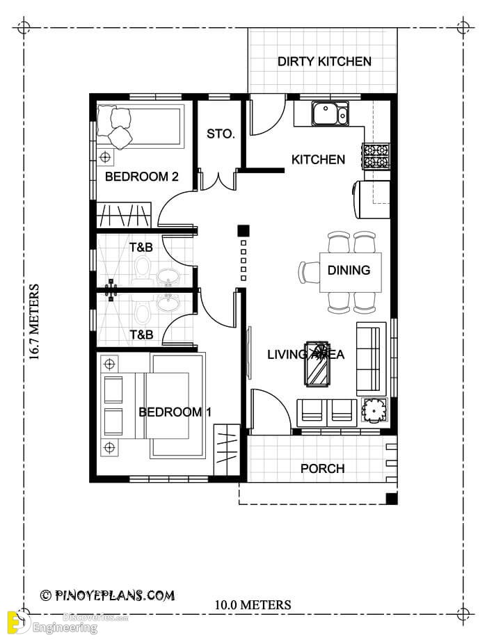 Unique Modern House Design With 2 Bedroom - Engineering Discoveries