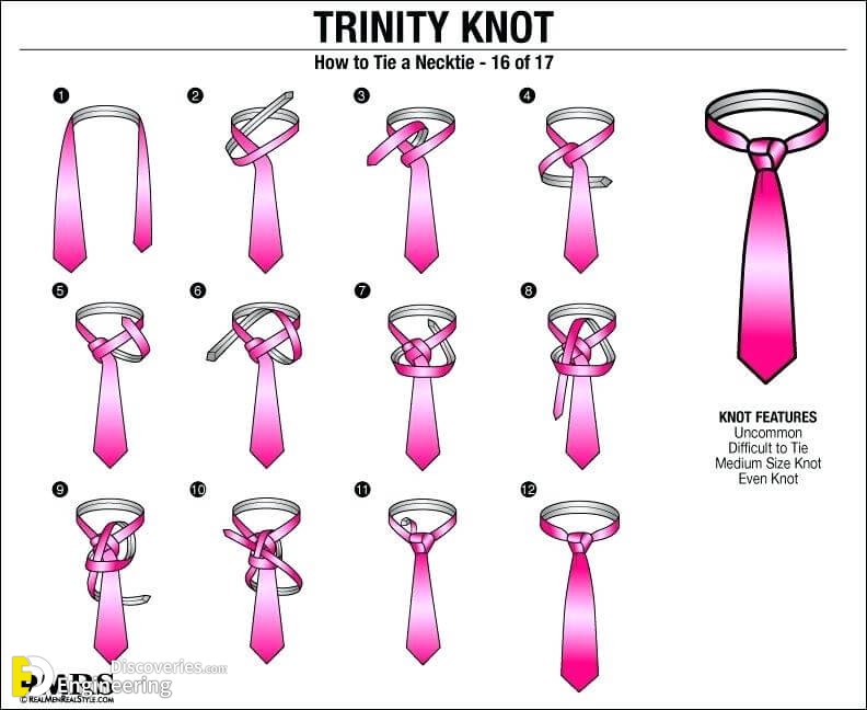 17 Different Stunning Ways To Tie A Tie Knot Step By Step | Engineering ...