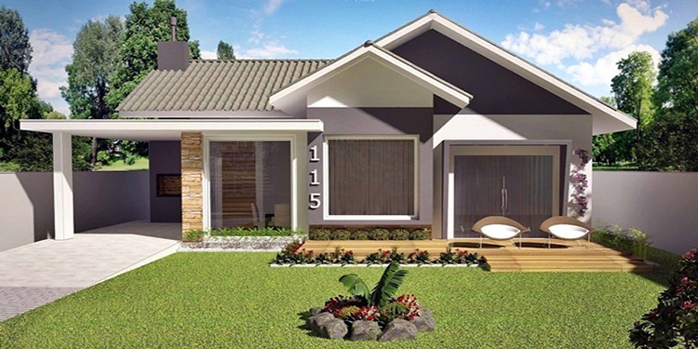 3 Bedroom House Plan American Style