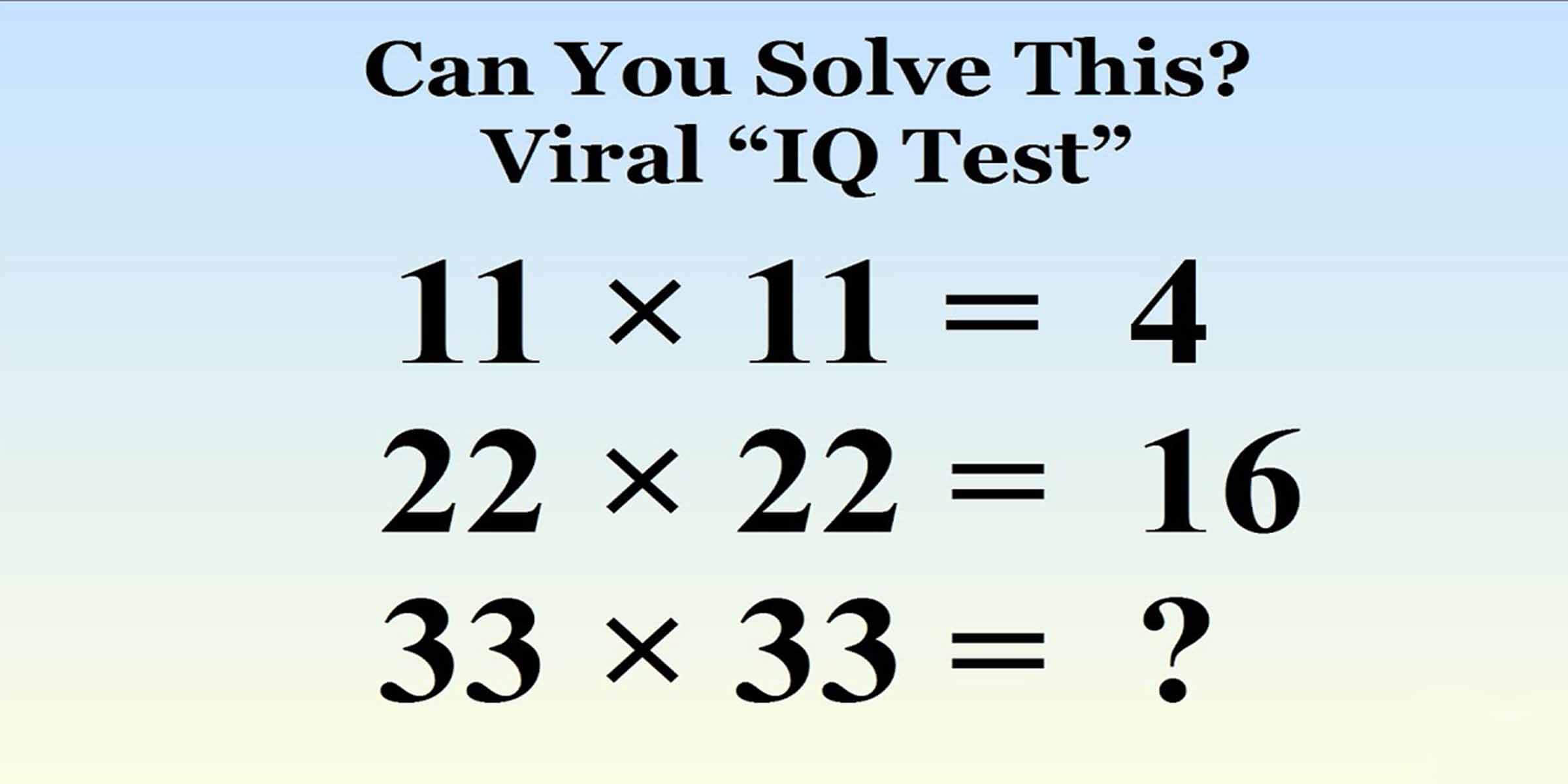 Can you solve this. IQ Test. IQ Test with answers. Solve this Math Puzzle.