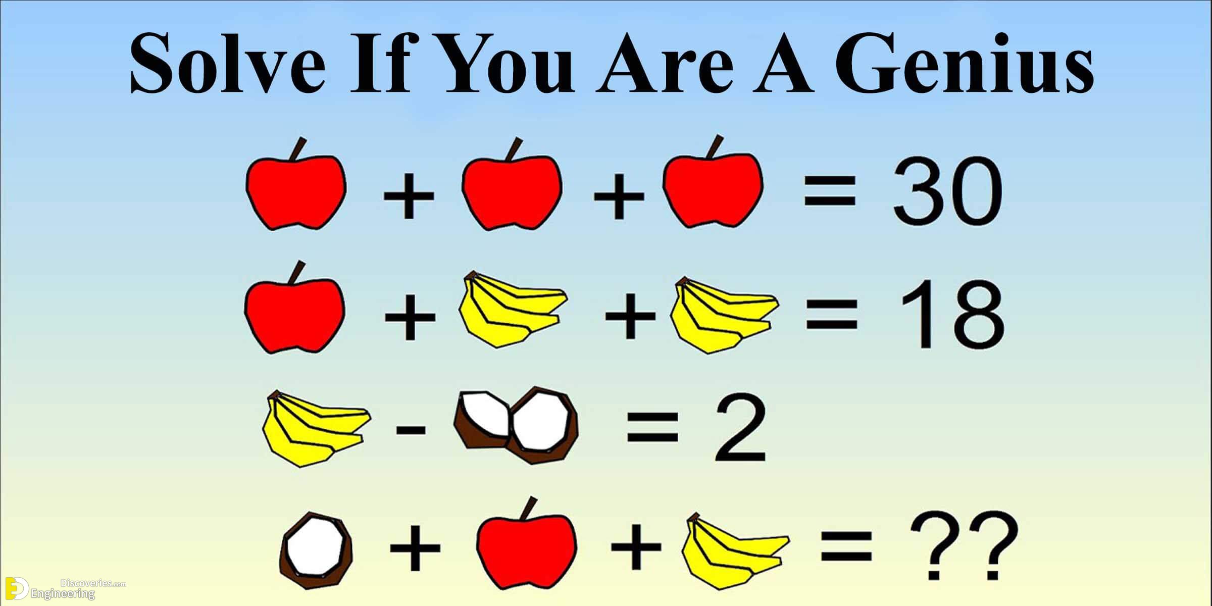 Only A Genius Can Solve Viral Math Problem – The Correct Answer