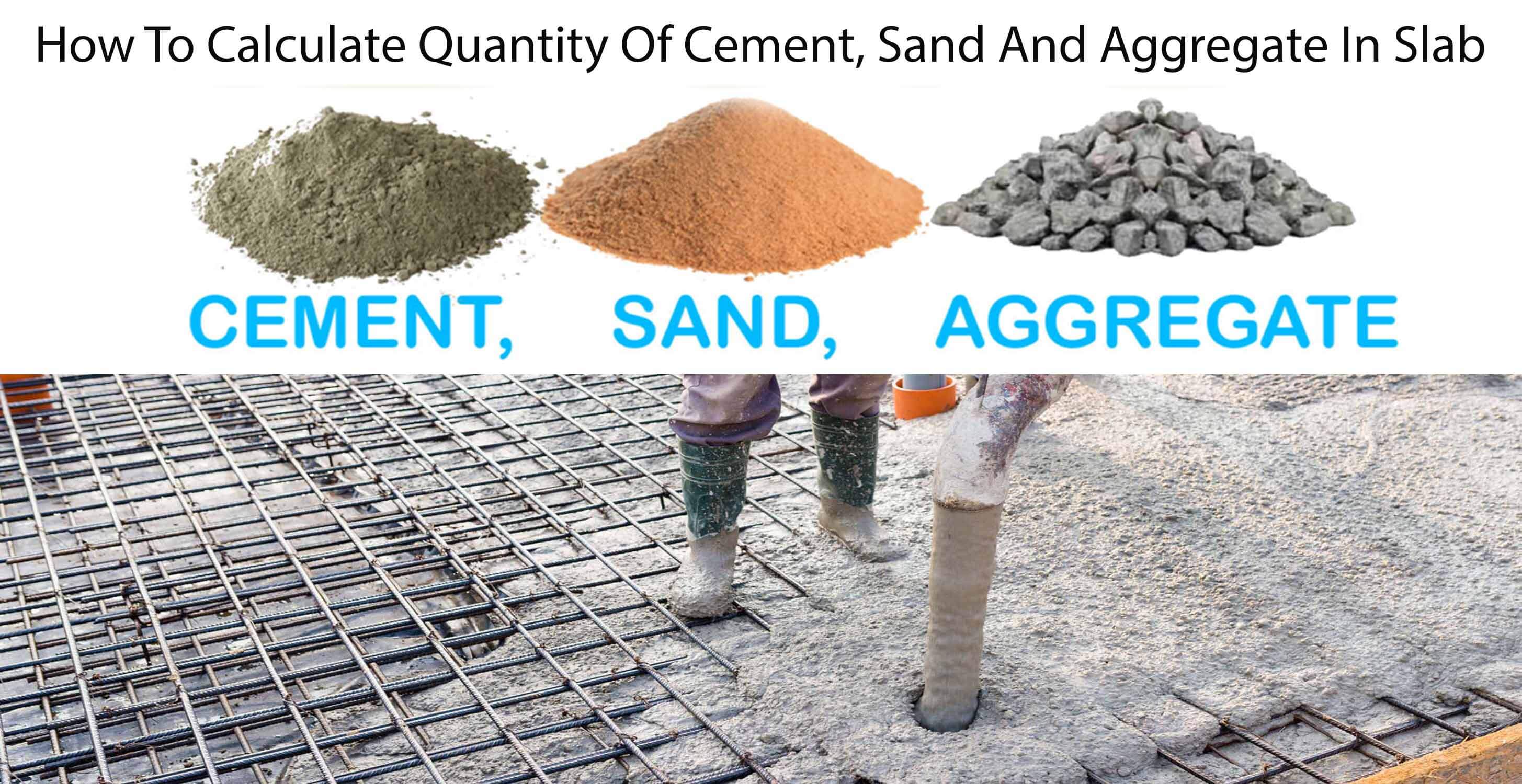 How To Calculate Quantity Of Cement Sand And Aggregate In Slab 