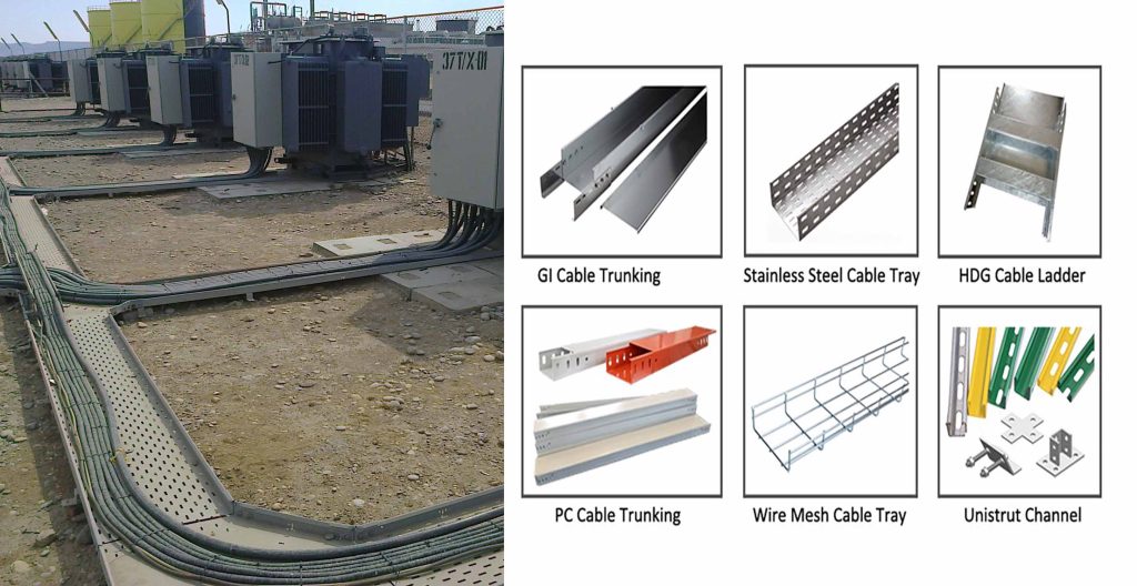 Difference Between Cable Tray, Cable Ladder And Cable Trunking With PDF ...