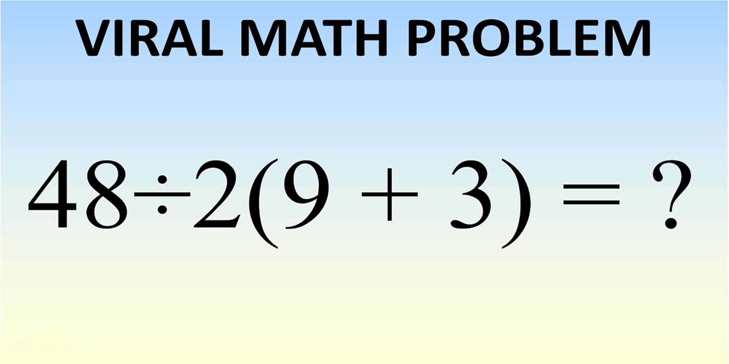Mathematics problems