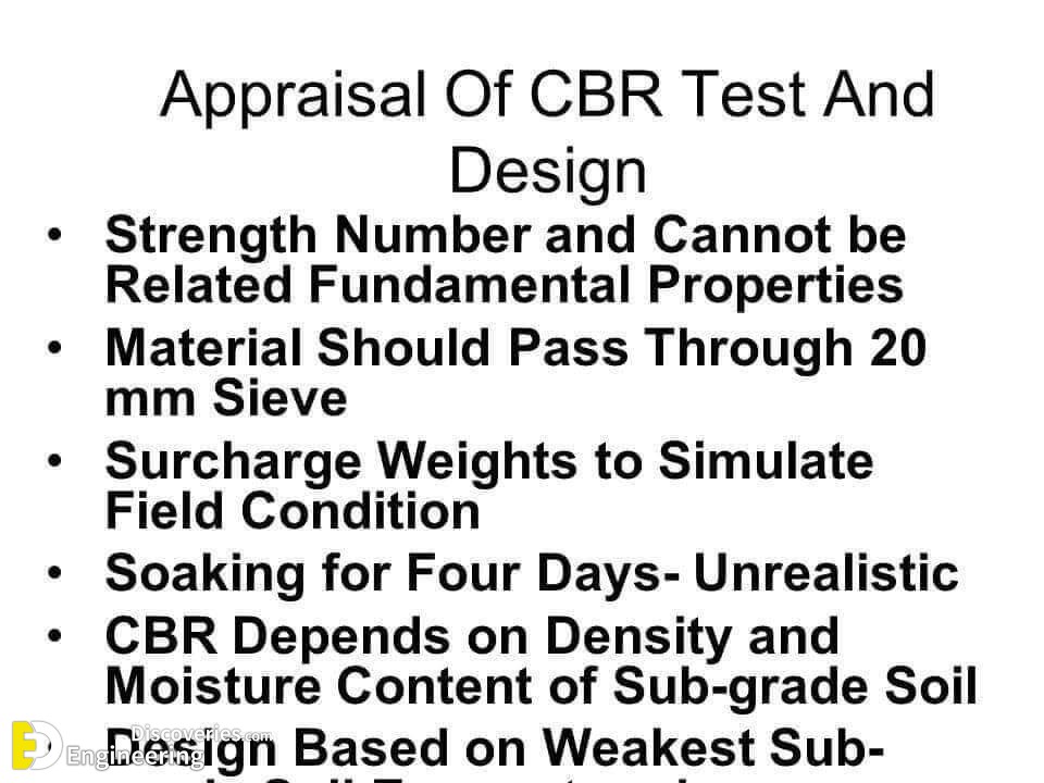 California Bearing Ratio (CBR) Test | Engineering Discoveries