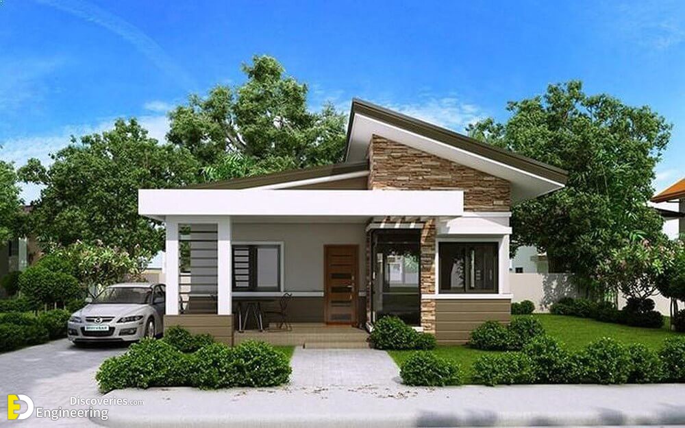 Small Efficient House Plan With Porch | Engineering Discoveries