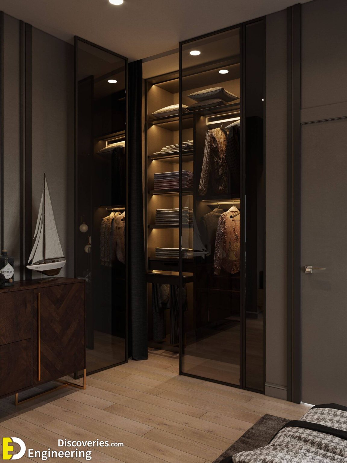 Modern Bedroom Clothes Wardrobe Design Engineering Discoveries