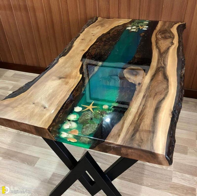 55 Amazing Epoxy Table Top Ideas You’ll Love To Realize - Engineering ...