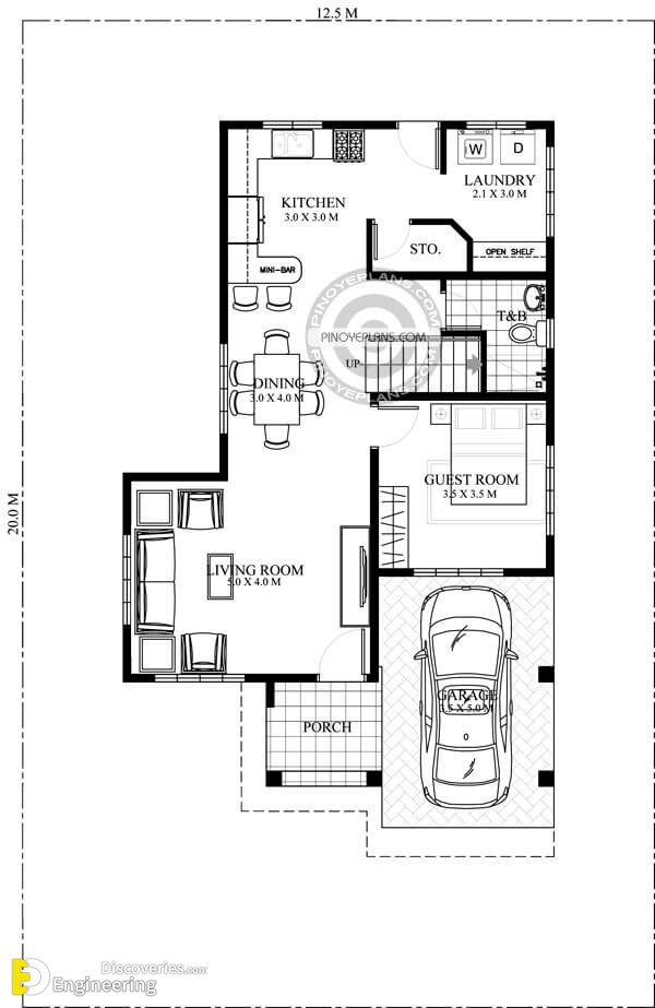 Juliet 2 Storey House With Roof Deck Engineering Discoveries
