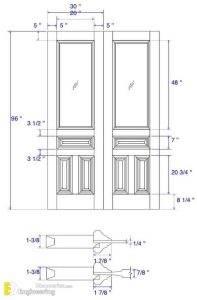 Useful Standard Dimensions Of Door And Window | Engineering Discoveries