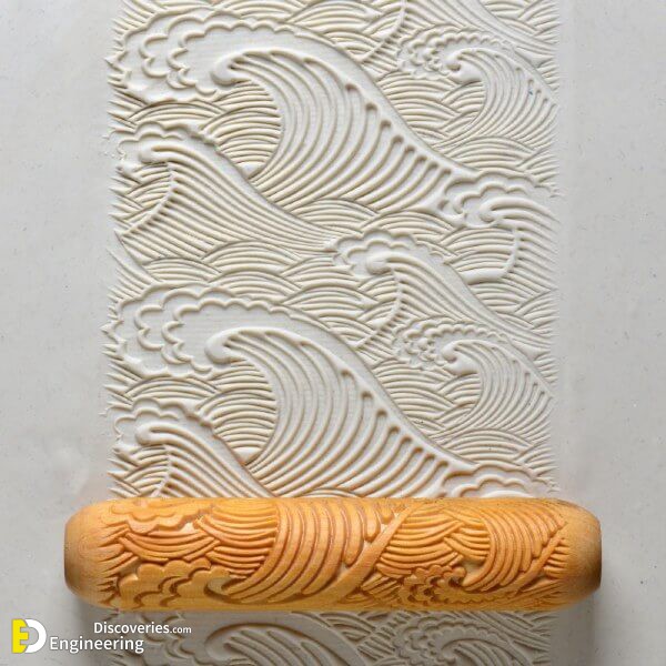50 Wall Texture Ideas, Learn How To use Decorative Roller - Engineering  Discoveries