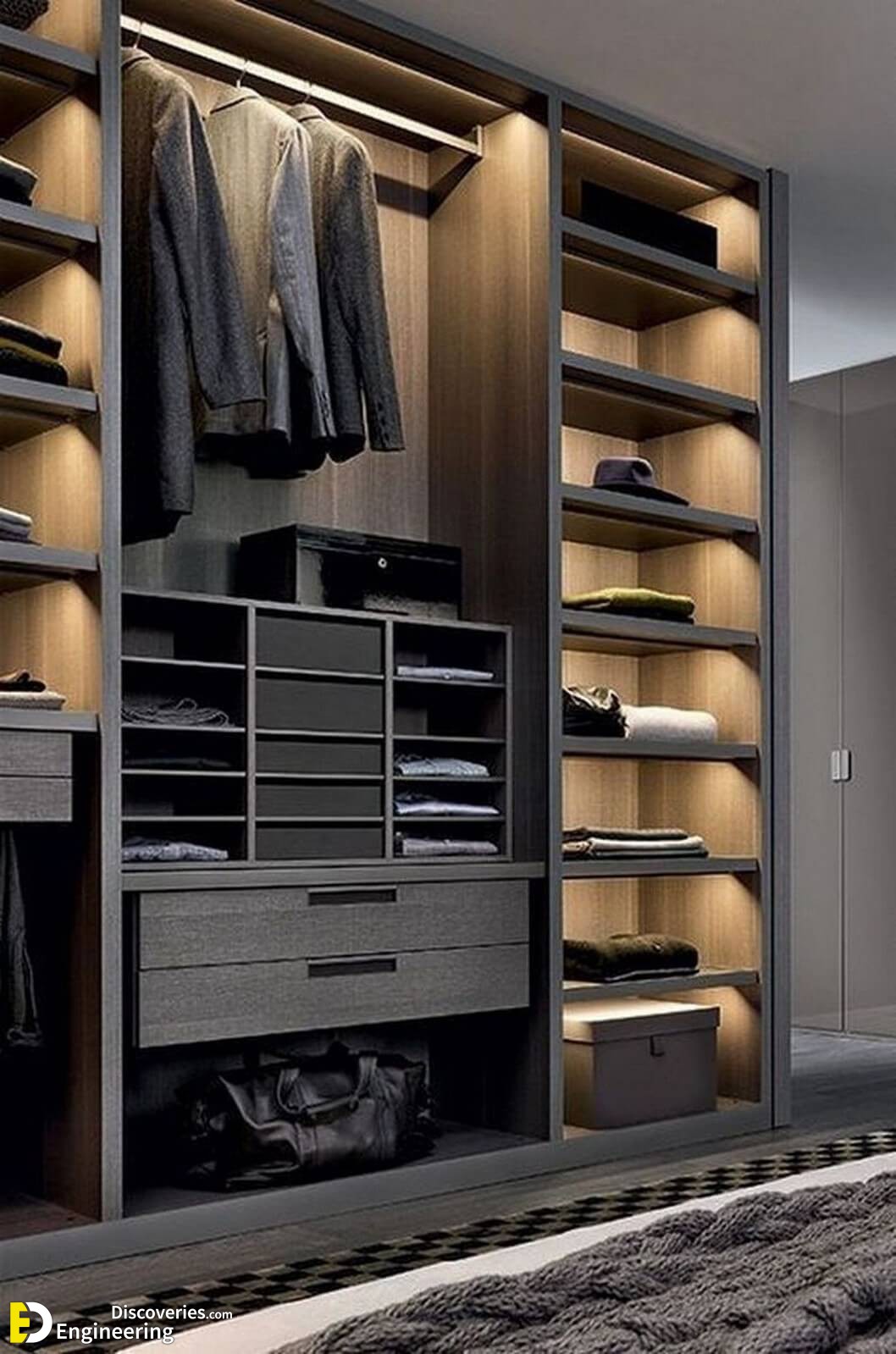 Modern Bedroom Clothes Wardrobe Design Engineering Discoveries