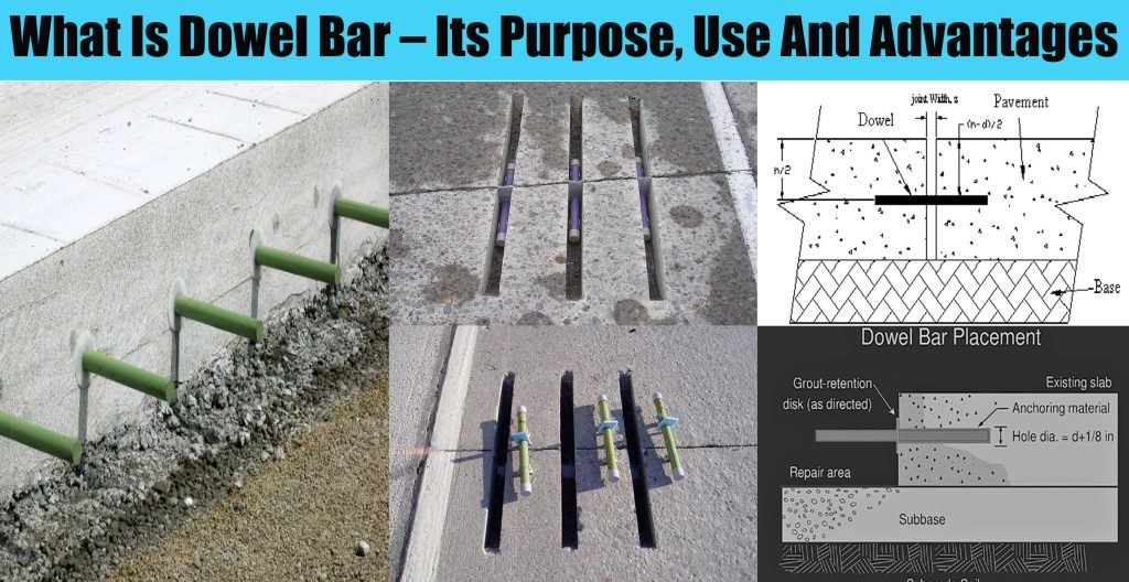 What Is Dowel Bar Its Purpose, Use And Advantages Engineering