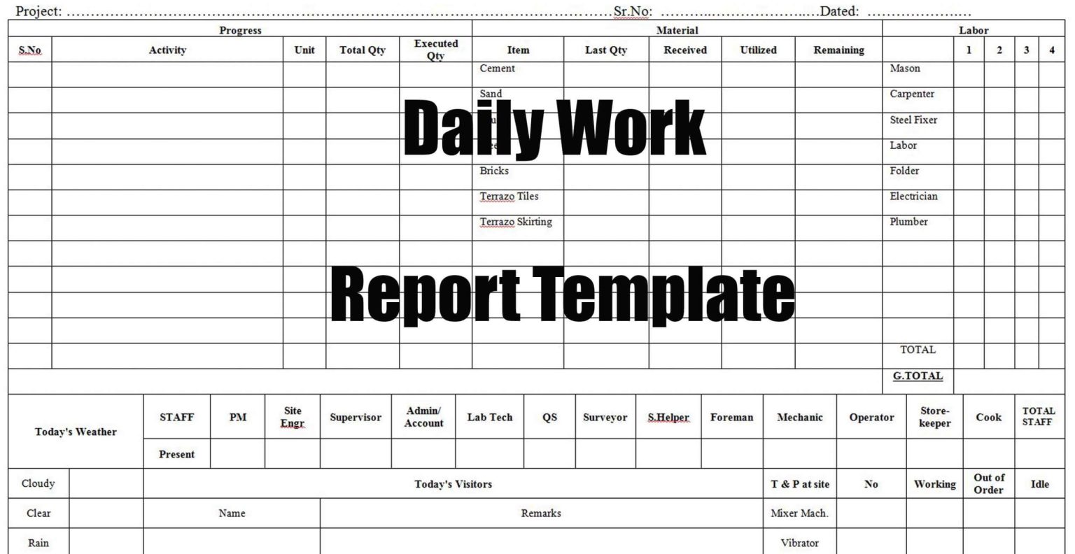 daily-work-report-template-engineering-discoveries-report-template