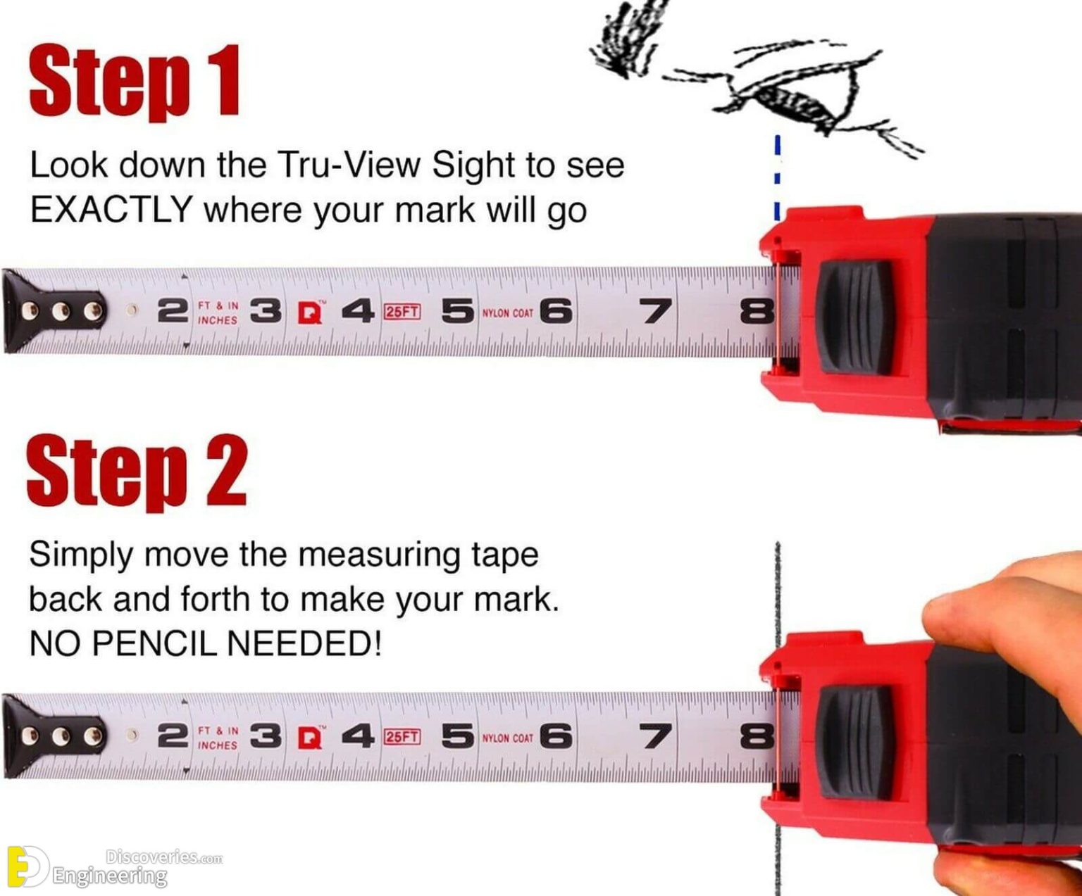 How To Read Tape Measure Engineering Discoveries 0741