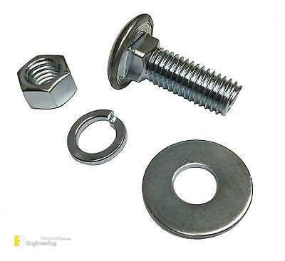 Types And Shapes Of Fasteners, Nuts, Screw Head, And washers !!!