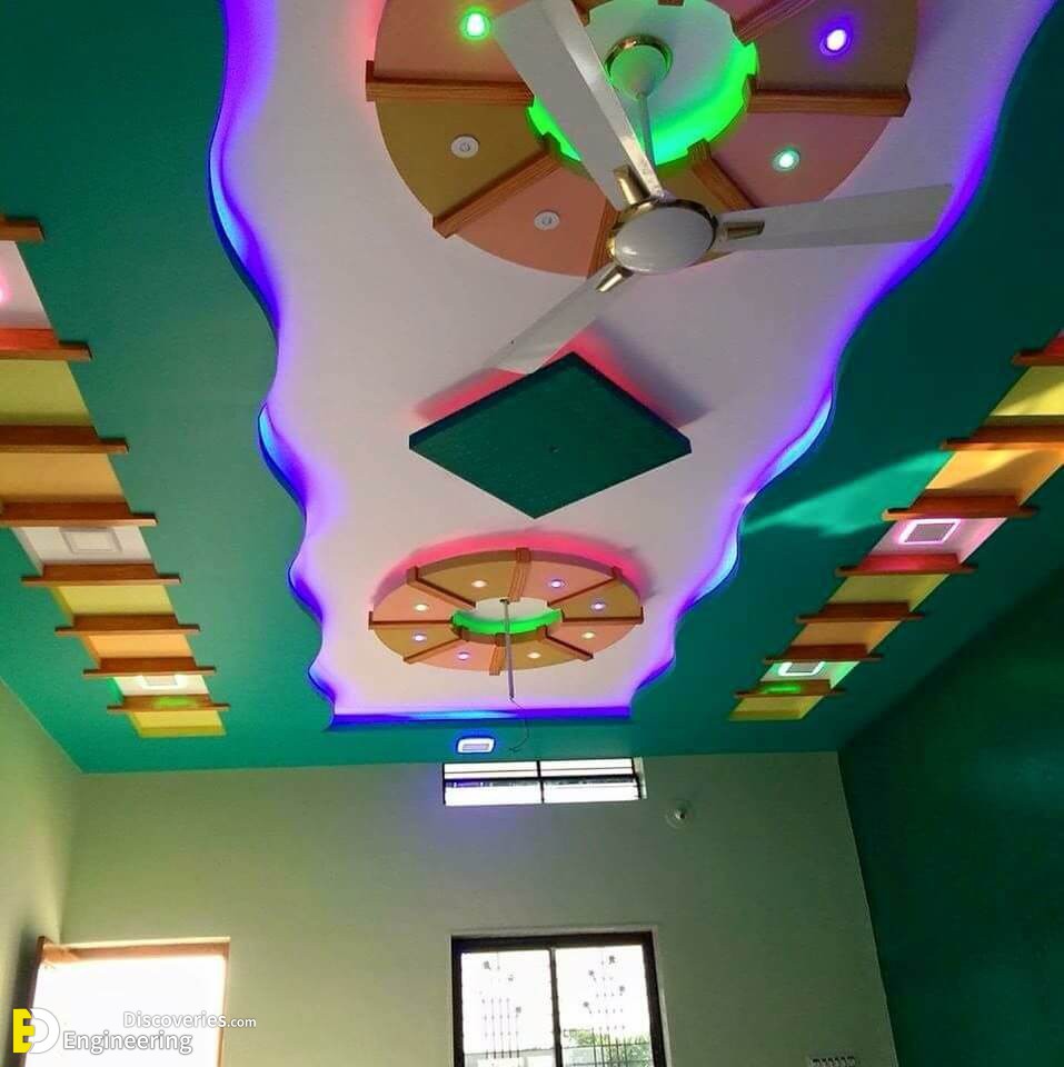 Ceiling design for store hall 2020