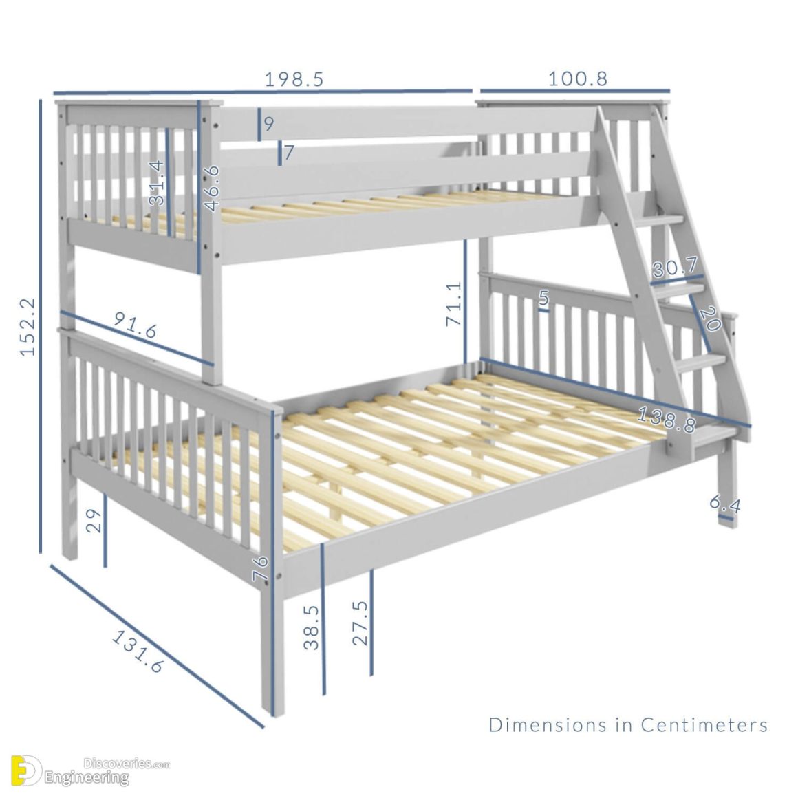 Amazing Bunk Bed Designs With Dimension - Engineering Discoveries