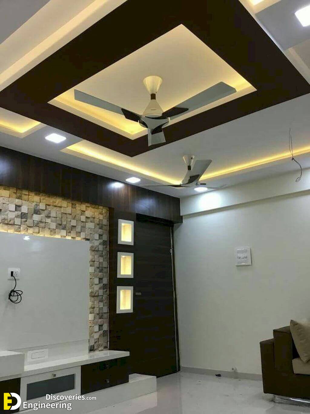 Best False Ceiling Designs For Living Room | DesignCafe