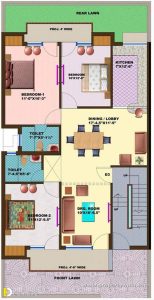 Amazing Beautiful House Plans With All Dimensions - Engineering Discoveries