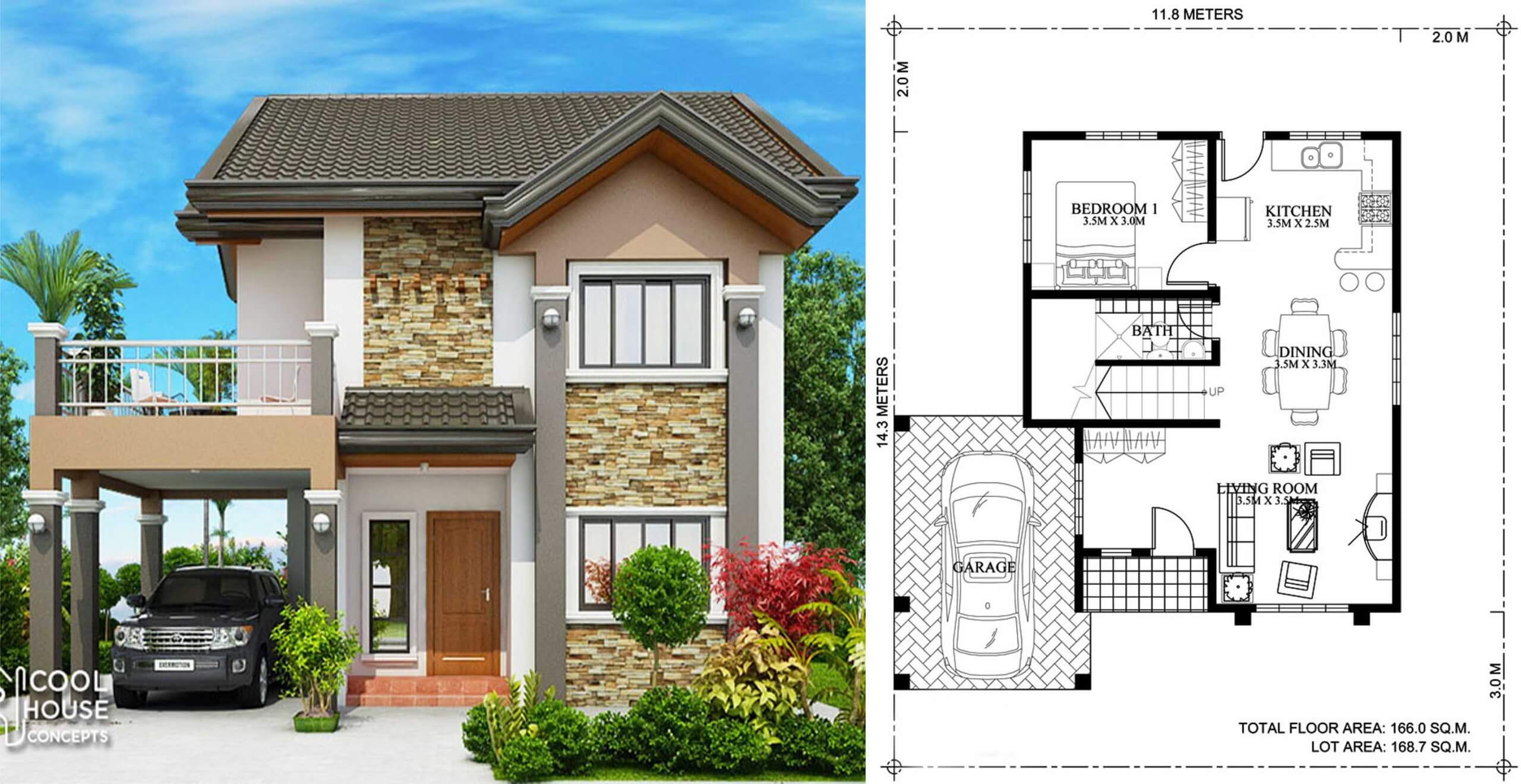 The Deluxe 3 Bedroom Bungalow House Plan – Theme Route