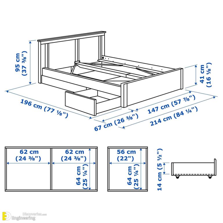 Top 40 Useful Standard Bed Dimensions With Details Engineering