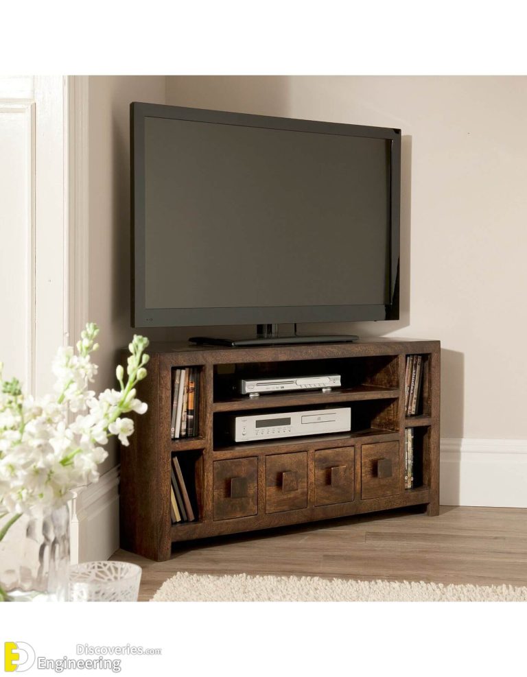 Beautiful Corner TV Stand Ideas Engineering Discoveries