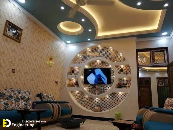 Top 40 Amazing Gypsum TV Wall Unit Design Ideas Engineering Discoveries