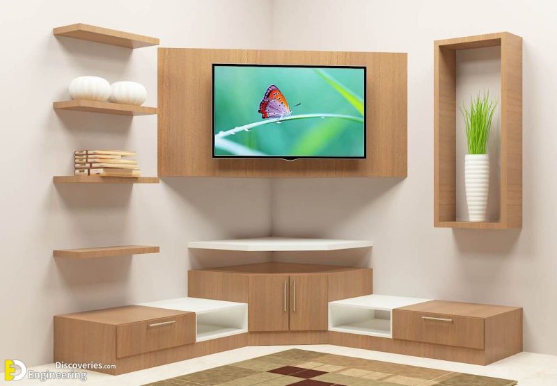 Beautiful Corner TV Stand Ideas Engineering Discoveries