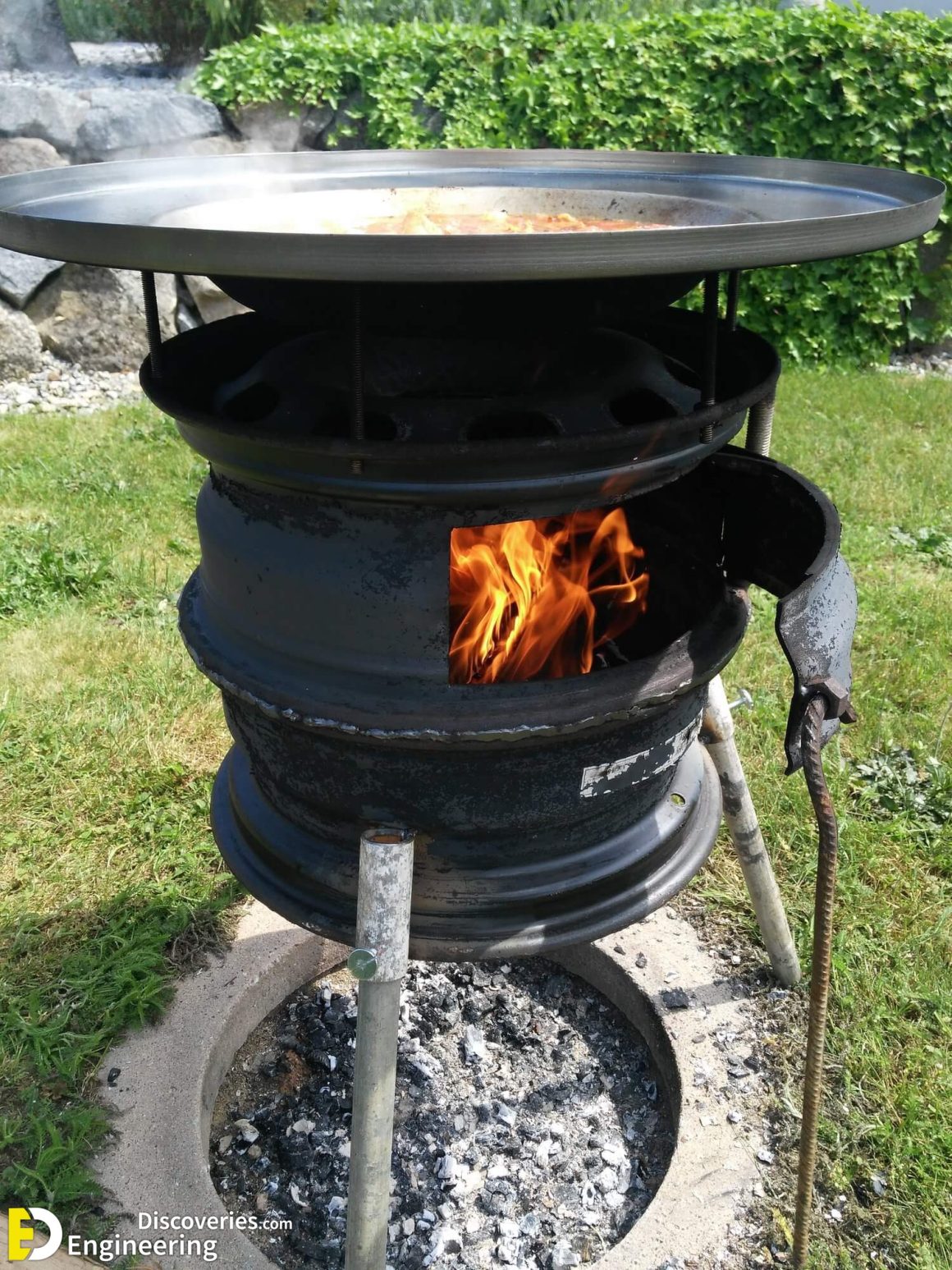 Amazing Wheel Rim Fire Pit Design Ideas Engineering Discoveries
