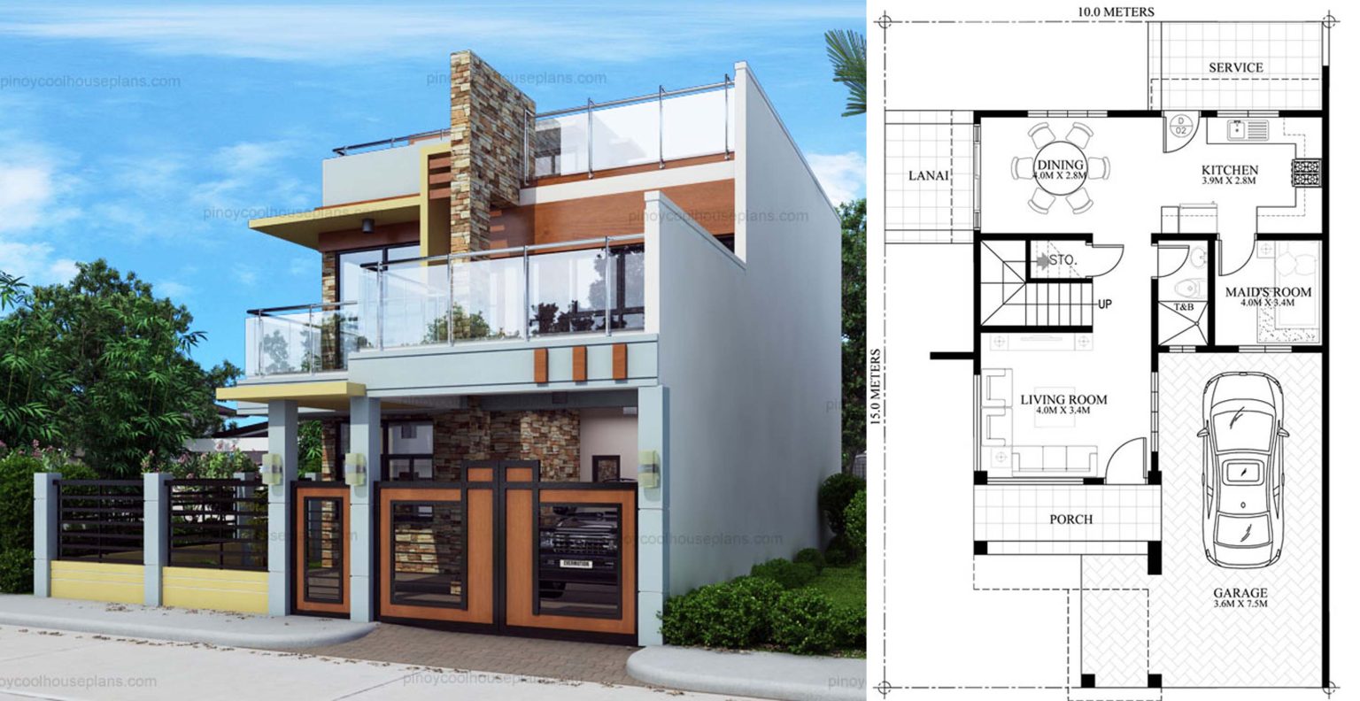 Modern House Plans Double Storey