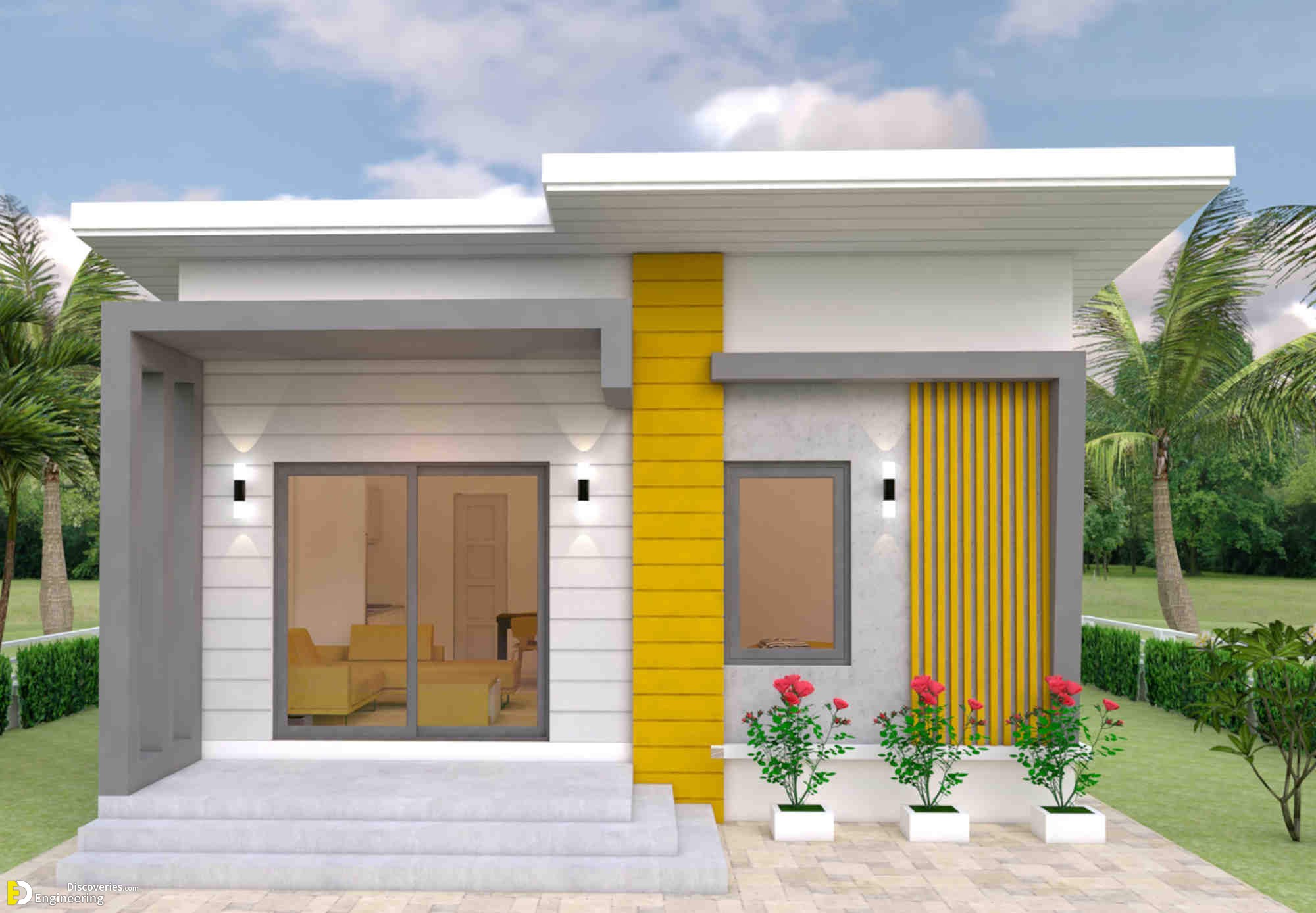 Modern House Design With 2 Bedrooms Full Plans Engineering