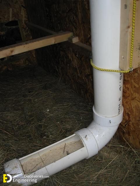 Dog feeder out top of pvc pipe