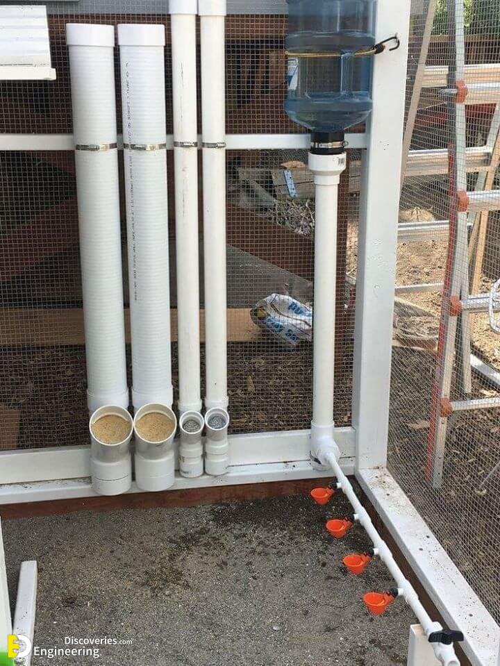 How To Use PVC Pipe For Chicken Feeder - Engineering Discoveries