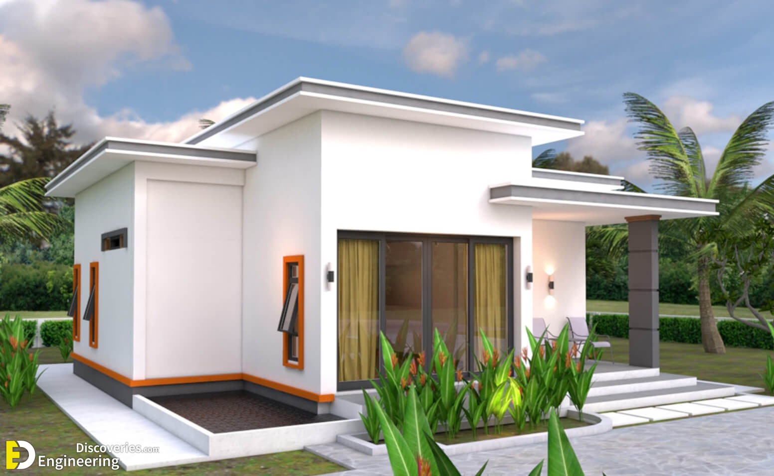 Modern Small House Plan With Flat Roof Lovely House Designs