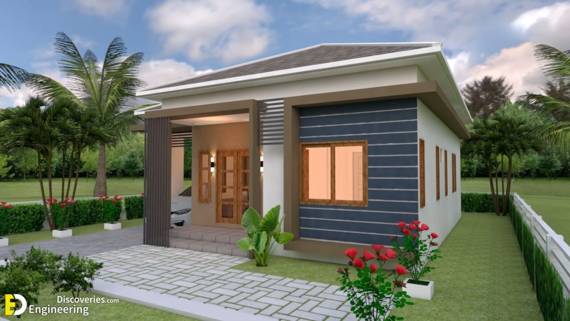 Unique House Plan Design With 3 Bedrooms Roof Tiles | Engineering ...