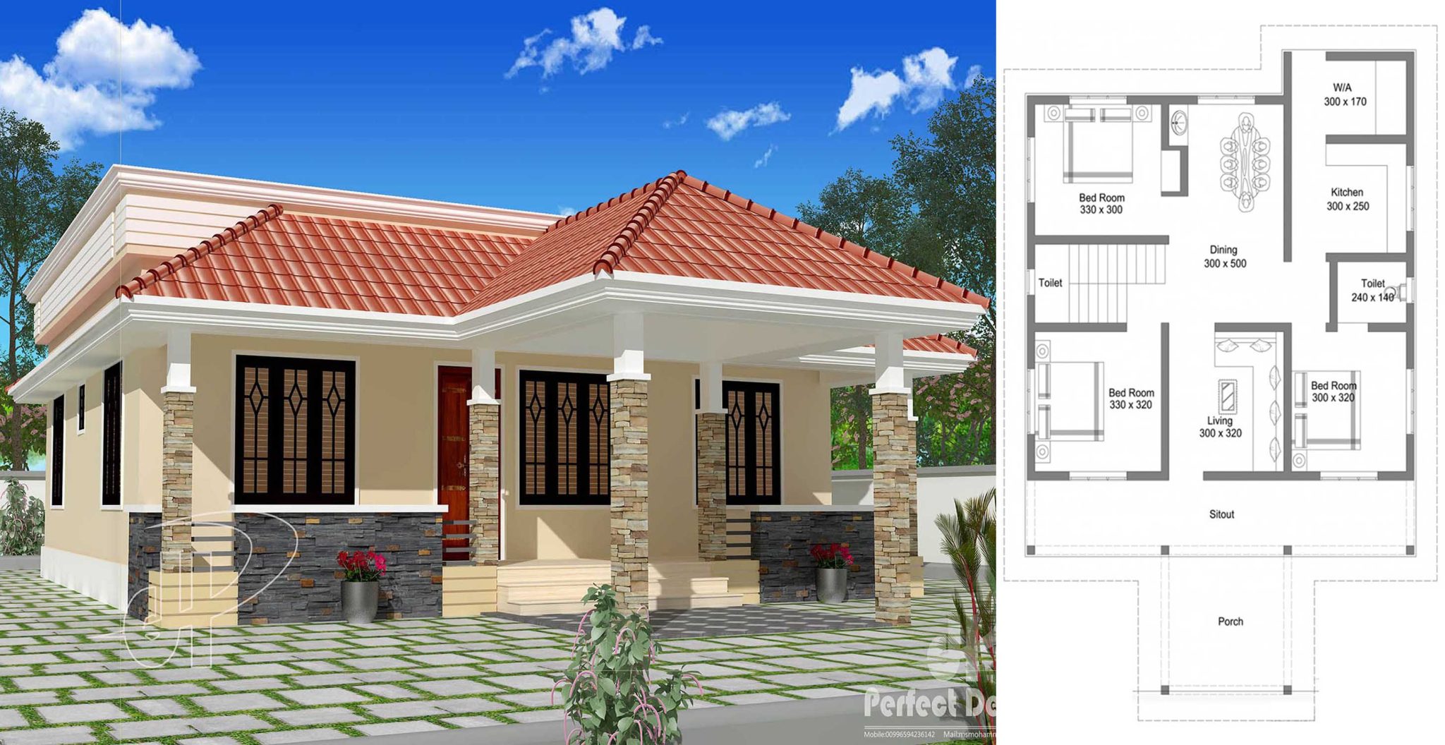 Perfect Kerala House Plan | Engineering Discoveries