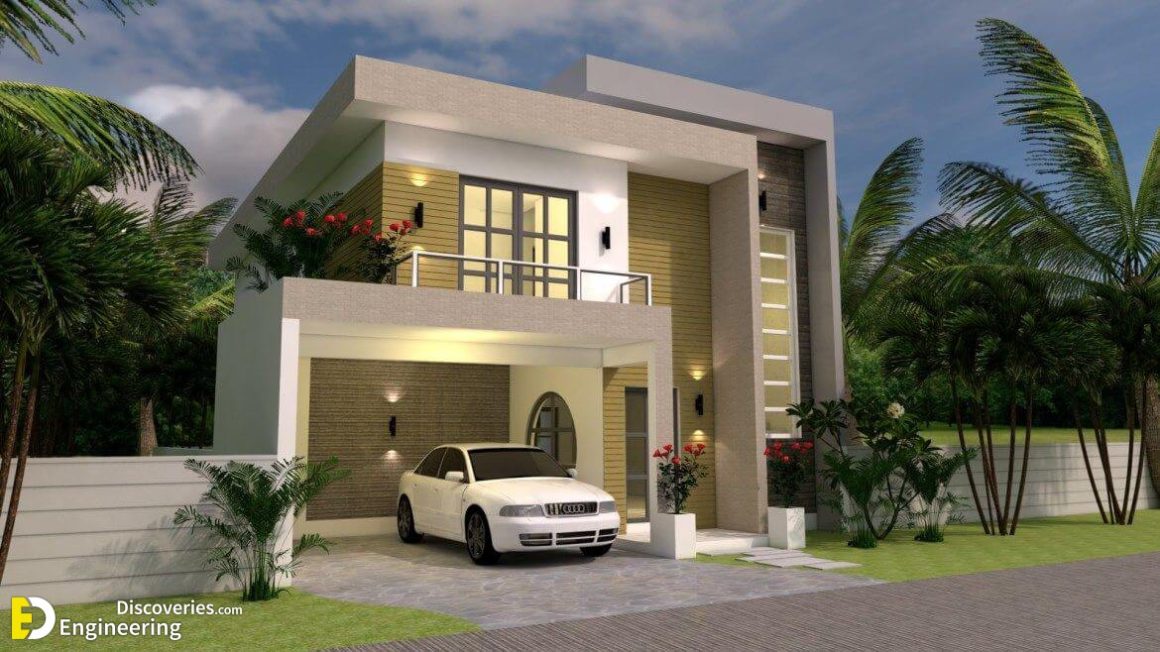 House Plans Plot 10x20m With 3 Bedrooms | Engineering Discoveries