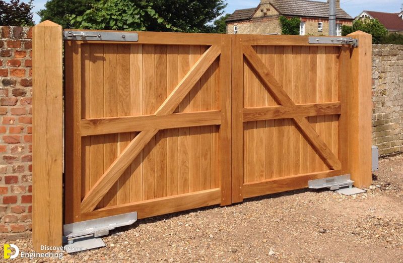 35 Amazing Wooden Gate Ideas Engineering Discoveries