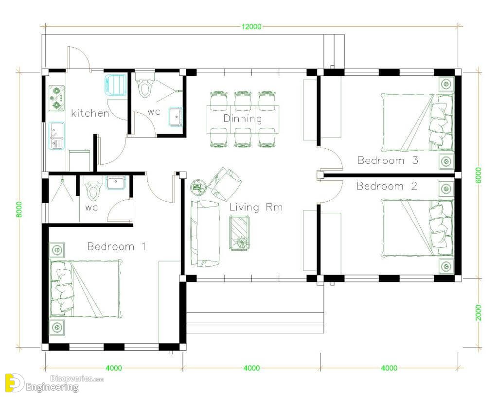 House-Plans-12x8-with-3-Bedrooms-terrace-roof-Layout-plan-1.jpg