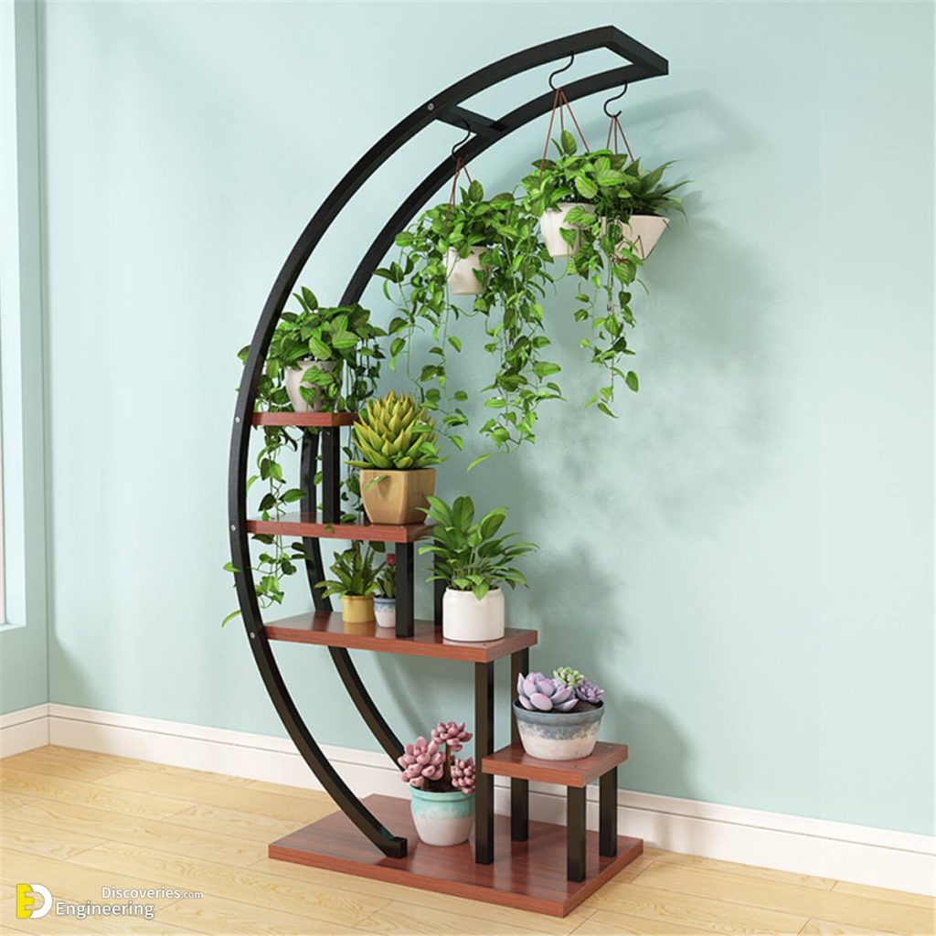 Modern Plant Shelf Ideas For Small Space - Engineering Discoveries