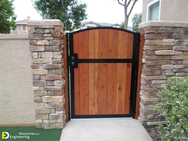 35 Amazing Wooden Gate Ideas Engineering Discoveries