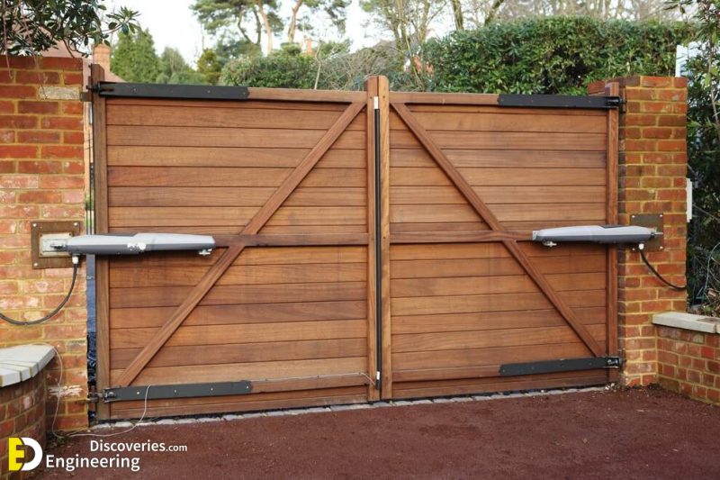 35 Amazing Wooden Gate Ideas Engineering Discoveries