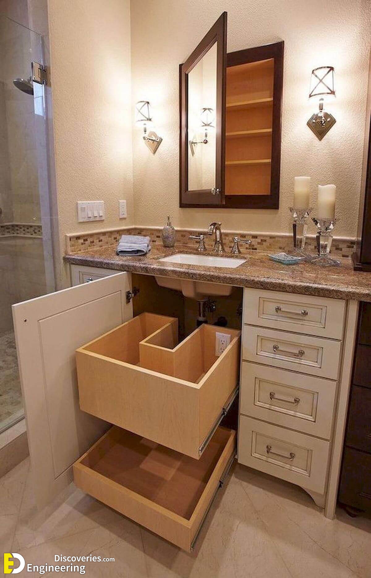 50+ Smart Bathroom Storage Ideas and Tips