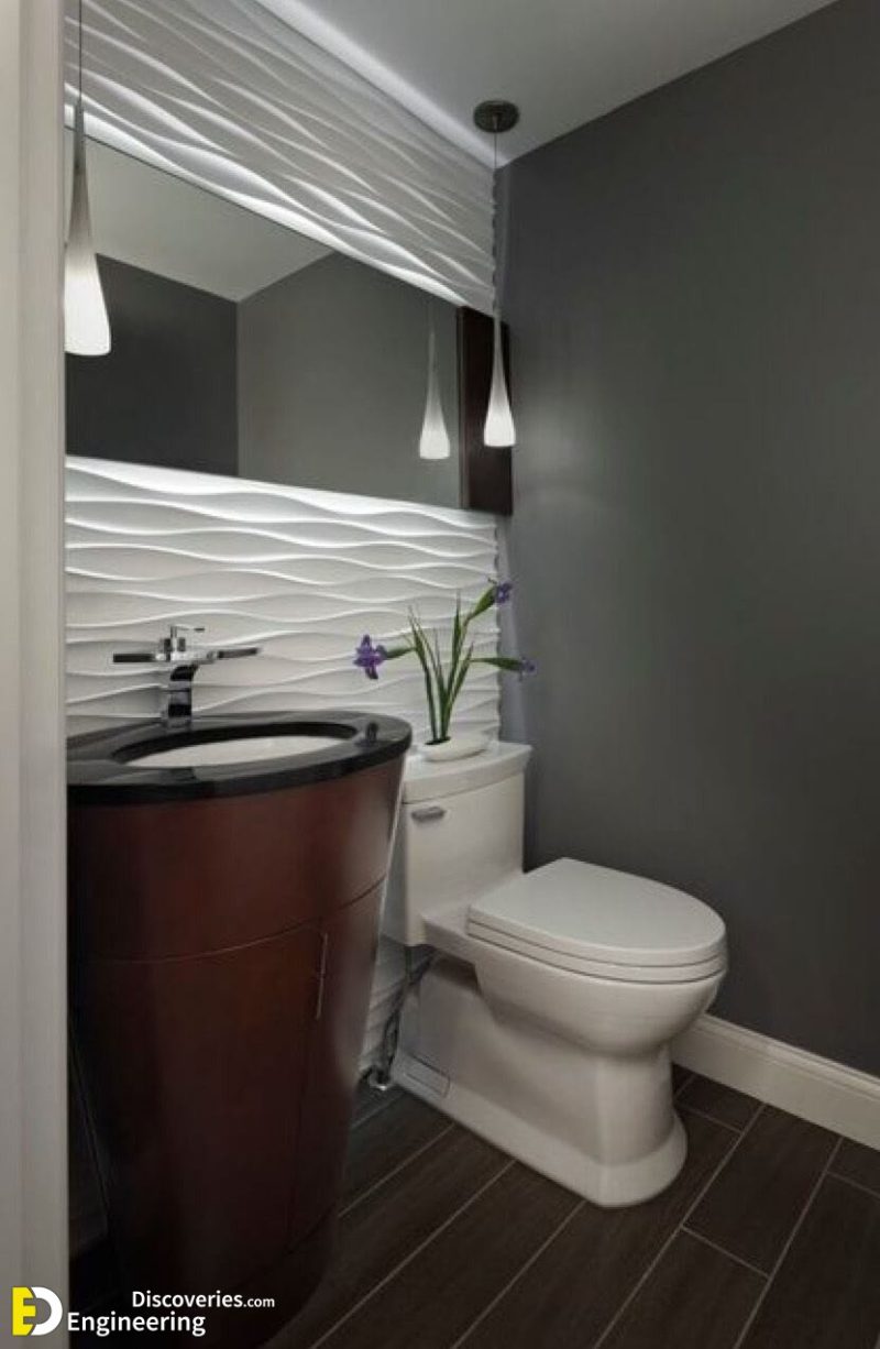 30 Beautiful Small Toilet Design Ideas For Small Space In Your Home ... - 65b8be298f3b172fab38b7DD78a5f214 800x1226