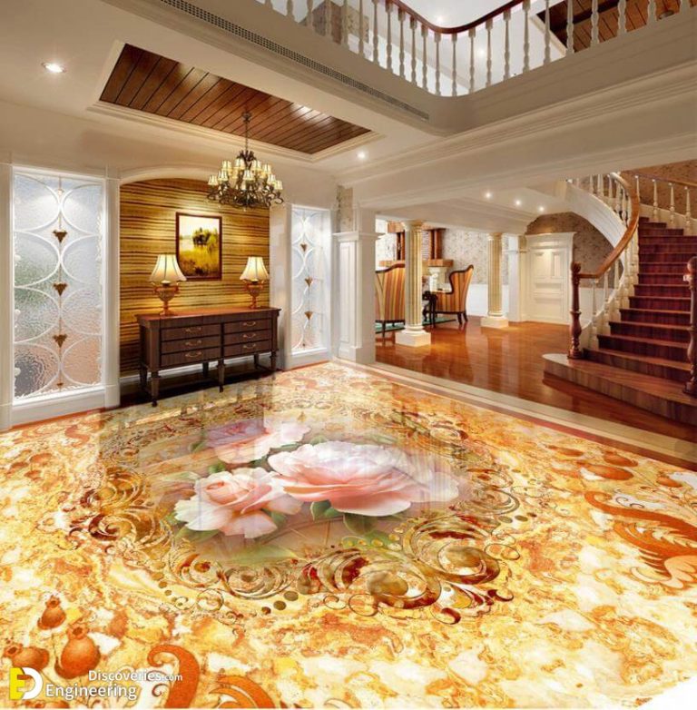 25 Lovely 3D Epoxy Floor For Spectacular Living Room Engineering Discoveries