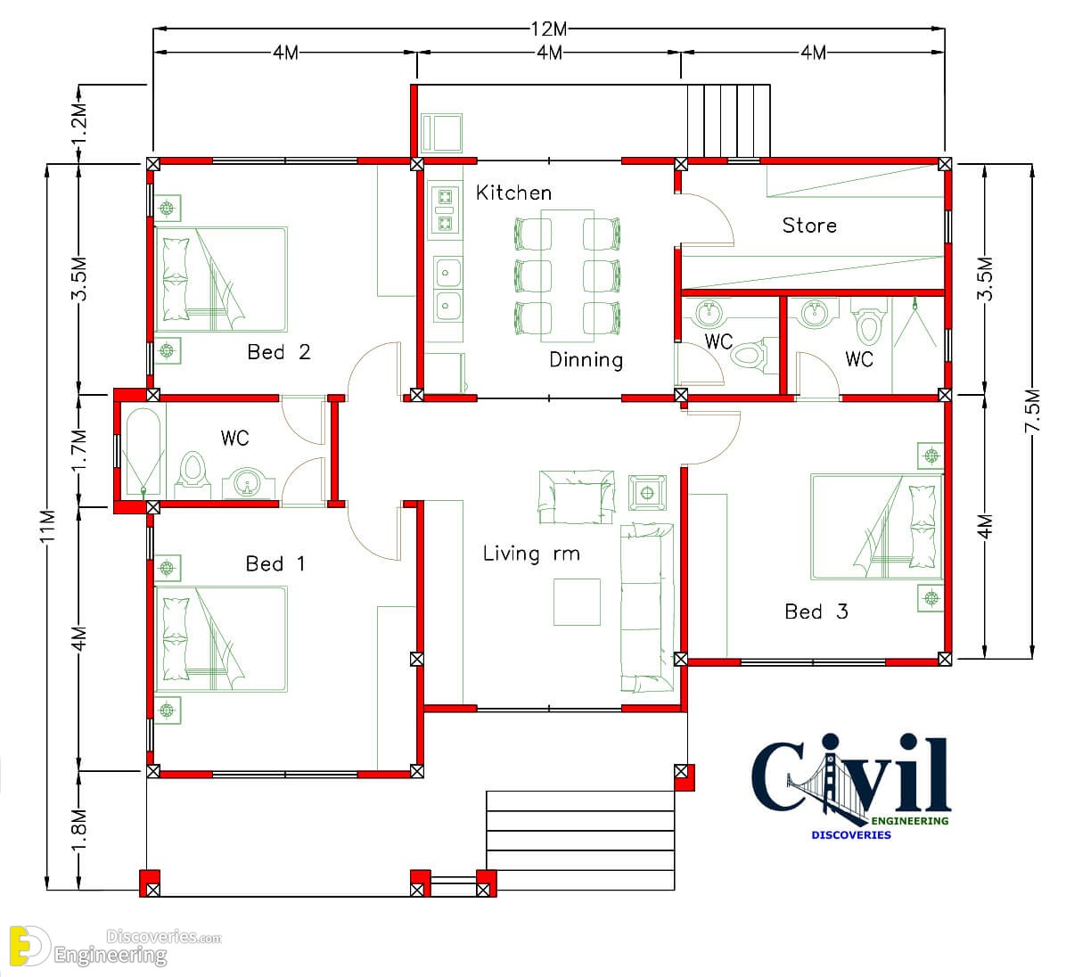 Home-design-12x11-with-3-Bedrooms-Terrace-roof-3R9YJF.jpg