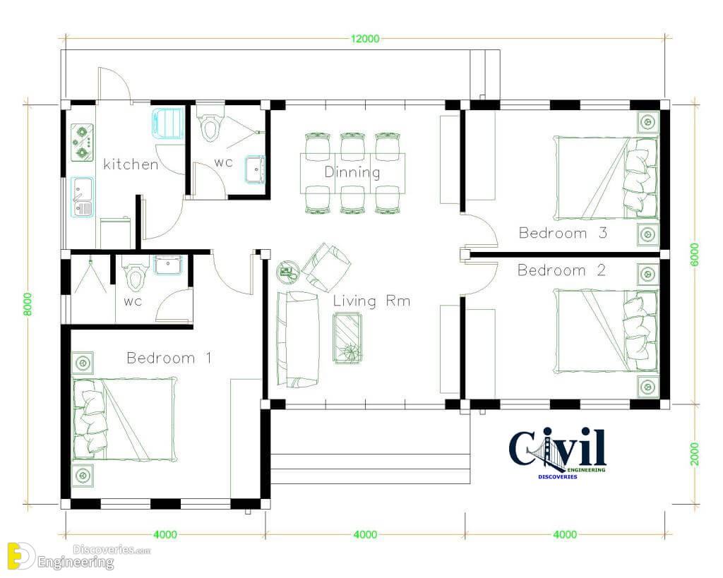 House-Plans-12x8-with-3-Bedrooms-Hip-roof-Layout-plan-1.jpg